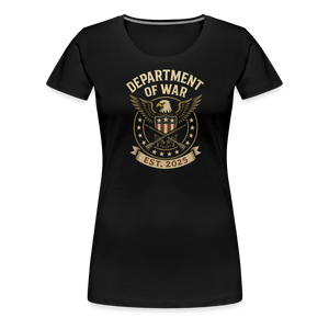 Department of War Est. 2025 Women’s Premium T-Shirt - black