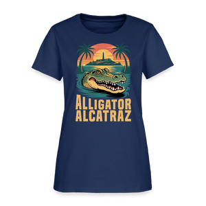 Alligator Alcatraz Women's T-Shirt - blue dusk