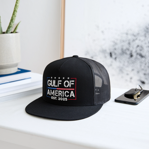 Gulf of America 2025 Trucker Hat - black/black