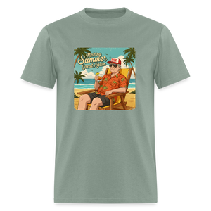 Makin Summer Great Again Unisex Classic T-Shirt - sage