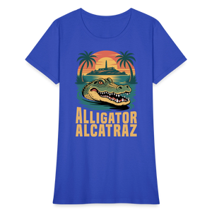 Alligator Alcatraz Women's T-Shirt - royal blue
