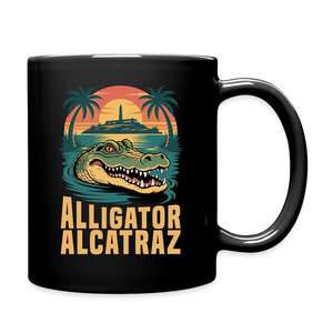 Alligator Alcatraz Full Color Mug - black