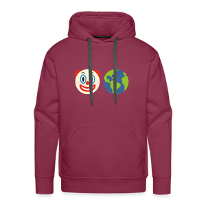 Clown World Men’s Premium Hoodie - burgundy