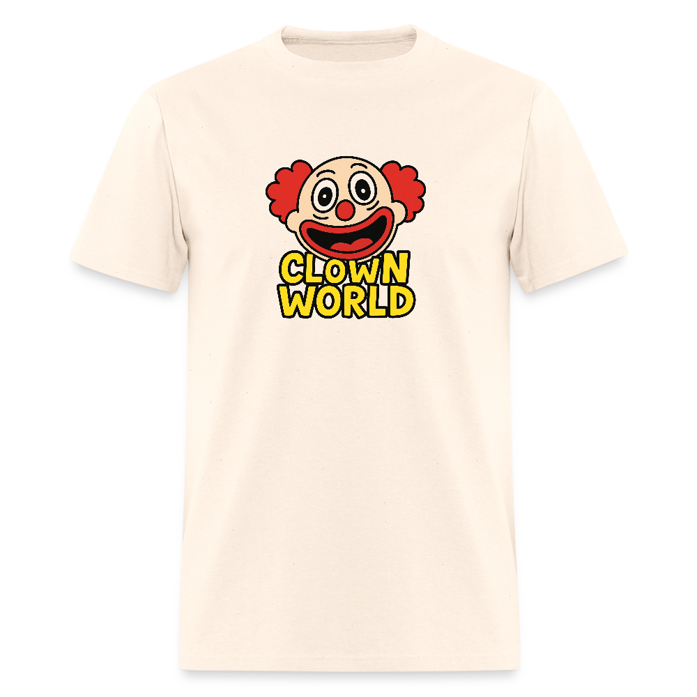Clown World Funny Rebrand Men's T-Shirt - natural