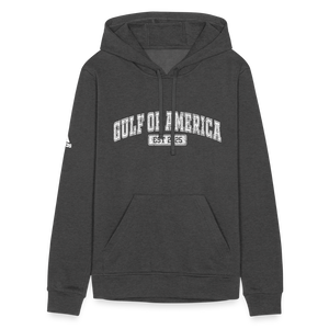 Gulf of America Adidas Unisex Fleece Hoodie - charcoal grey