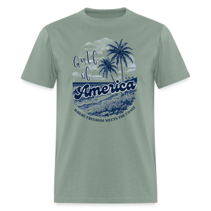 Gulf Of America -Freedom Classic T-Shirt - sage