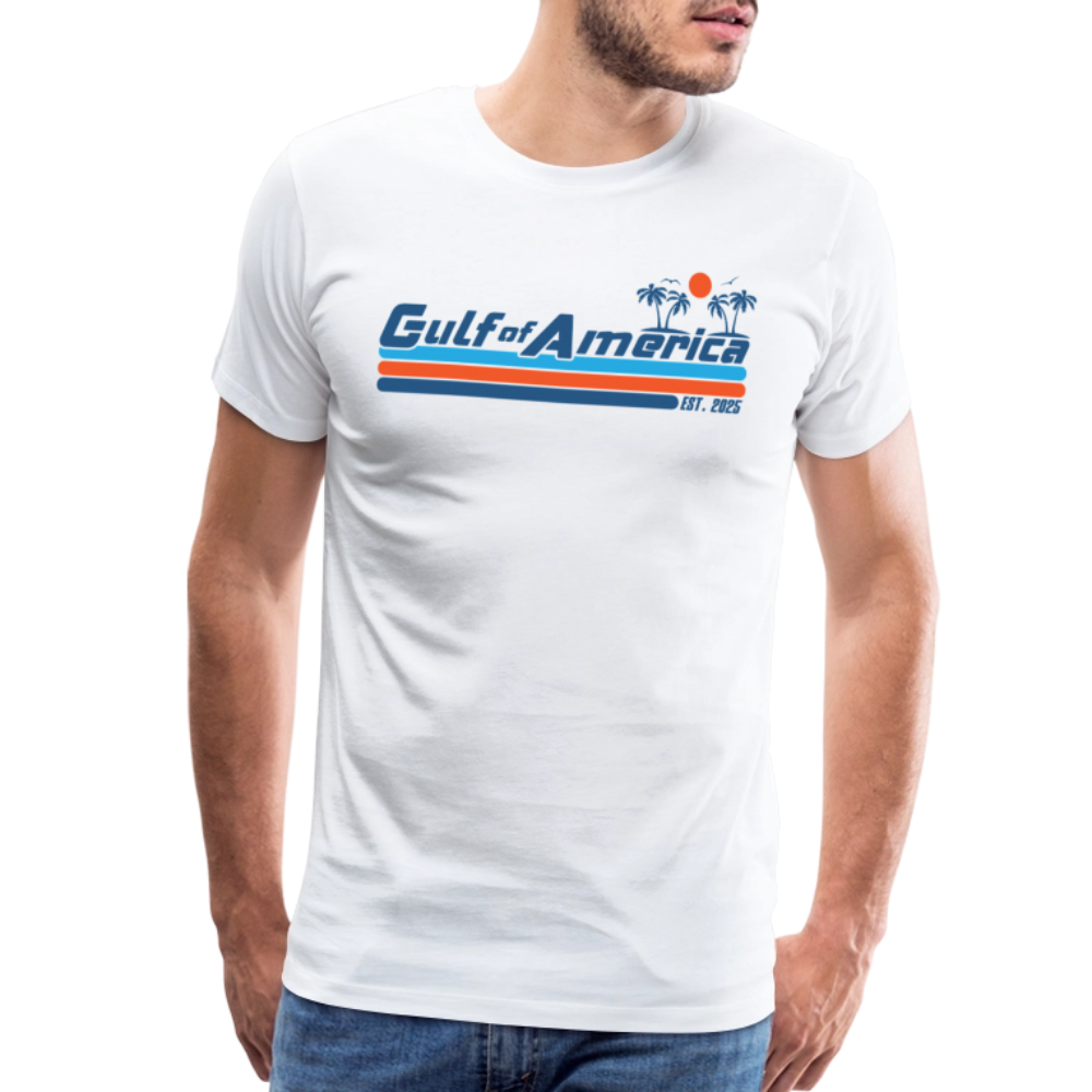 Gulf of America Men's Premium T-Shirt - white