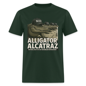 Alcatraz Gator Enforcement Men's Classic T-Shirt - forest green