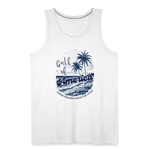 Gulf Of America - Freedom - Men’s Premium Tank - white
