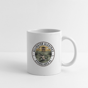 Alligator Alcatraz Everglades, Florida Coffee/Tea Mug - white