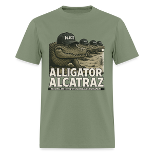 Alcatraz Gator Enforcement Men's Classic T-Shirt - military green