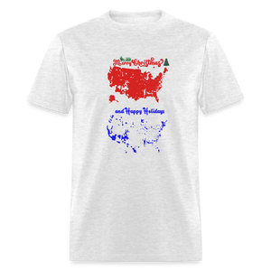 Merry Christmas and Happy Holidays Funny Unisex Classic T-Shirt - light heather gray