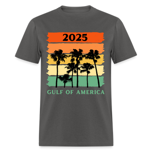 Gulf of America Palm Trees Unisex Classic T-Shirt - charcoal