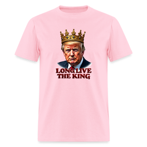 Donald Trump "Long Live The King" Unisex Classic T-Shirt - pink