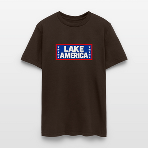Lake America T-Shirt Men's T-Shirt - brown