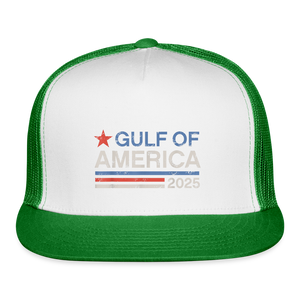 Gulf of America v4 Trucker Hat - white/kelly green