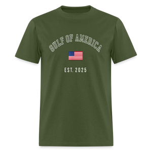 Gulf of America USA Flag Unisex Classic T-Shirt - military green