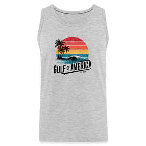 Gulf of America Men’s Premium Tank - heather gray