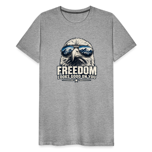 Freedom Looks Good on You Premium T-Shirt - heather gray