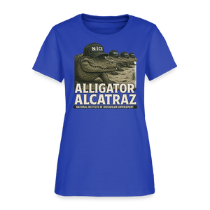 Alcatraz Gator Enforcement Women's T-Shirt - royal blue