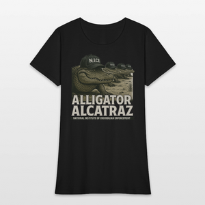 Alcatraz Gator Enforcement Women's T-Shirt - black