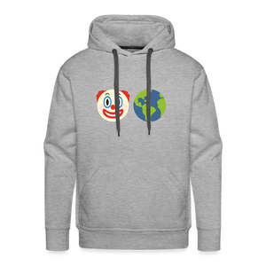 Clown World Men’s Premium Hoodie - heather grey