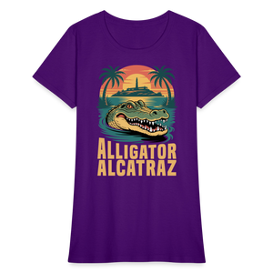 Alligator Alcatraz Women's T-Shirt - purple