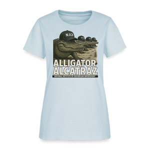 Alcatraz Gator Enforcement Women's T-Shirt - light blue