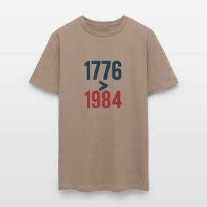 1776 > 1984 Men's T-Shirt - brown savana