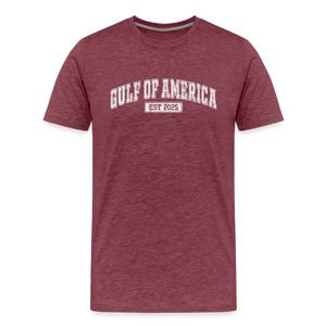 Gulf of America Men's Premium T-Shirt - heather burgundy