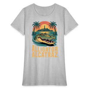 Alligator Alcatraz Women's T-Shirt - heather gray