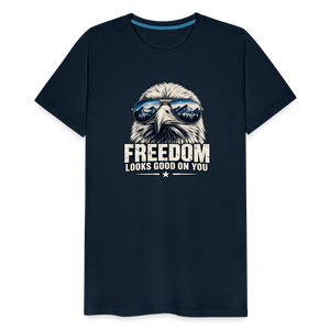 Freedom Looks Good on You Premium T-Shirt - deep navy