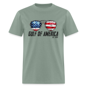 Gulf of America Sunglasses Patriotic Classic T-Shirt - sage