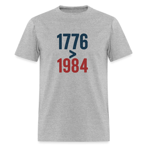 1776 > 1984 Men's T-Shirt - heather gray