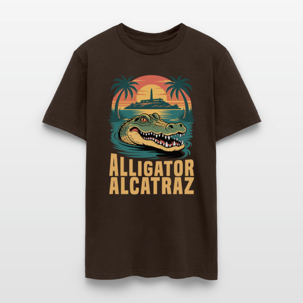 Alligator Alcatraz Classic Men's T-Shirt - brown