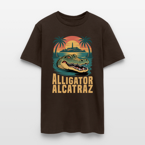 Alligator Alcatraz Classic Men's T-Shirt - brown