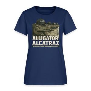 Alcatraz Gator Enforcement Women's T-Shirt - blue dusk