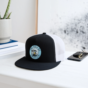 Gulf of America Blue Trucker Hat - black/white