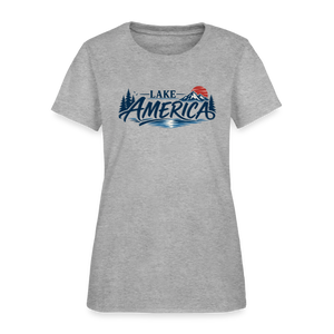 Lake America Women's T-Shirt - heather gray