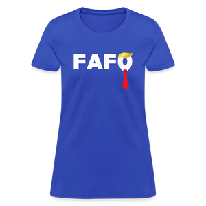 FAFO Women's T-Shirt - royal blue