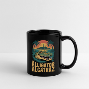 Alligator Alcatraz Full Color Mug - black