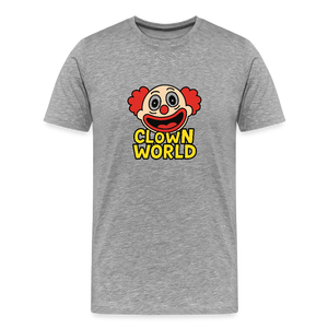 Clown World Funny Rebrand Men's Premium T-Shirt - heather gray