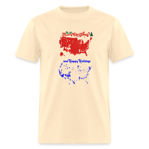 Merry Christmas and Happy Holidays Funny Unisex Classic T-Shirt - natural