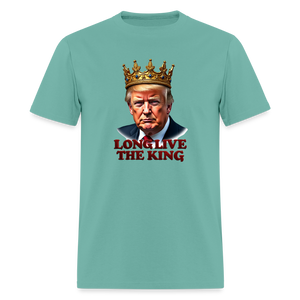 Donald Trump "Long Live The King" Unisex Classic T-Shirt - aquatic