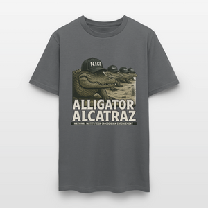 Alcatraz Gator Enforcement Men's Classic T-Shirt - charcoal
