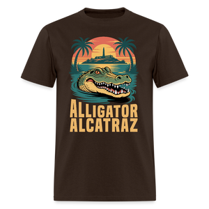 Alligator Alcatraz Classic Men's T-Shirt - brown