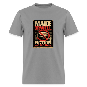 Make Orwell Fiction Again Men's T-Shirt - rock