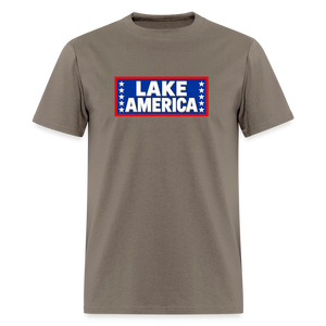 Lake America T-Shirt Men's T-Shirt - safari