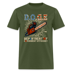 D.O.G.E. Department Of Government Efficiency Classic T-Shirt - military green
