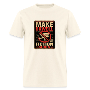 Make Orwell Fiction Again Men's T-Shirt - sweet cream heather